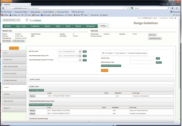 A data-dense healthcare operations dashboard with tabular records and workflow queues.